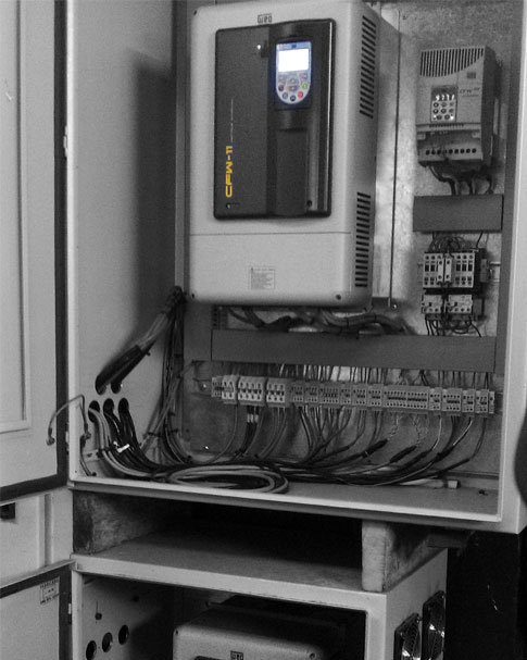Tablero CCM montado en taller GIIS